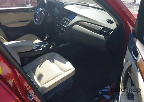 2015 BMW X3 xDrive28I from USA, damaged, VIN 5UXWX9C50F0D53849